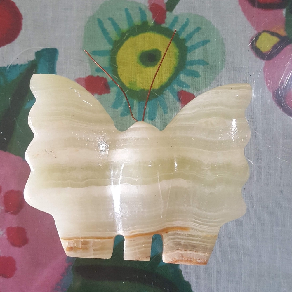 Beautiful Banded Onyx Butterfly Crystal